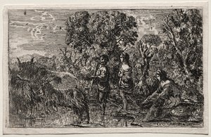 El paso del vado, 1634 de Claude Lorrain