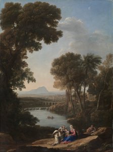 Descanso en la huida a Egipto de Claude Lorrain