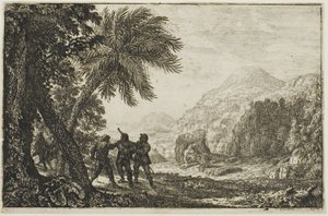Escena de bandidos de Claude Lorrain