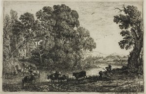 El pastor de vacas de Claude Lorrain