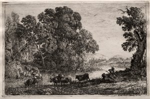 El Vaquero, 1606 de Claude Lorrain