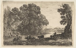 El pastor, 1636 de Claude Lorrain