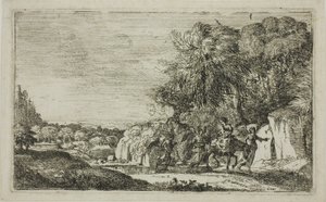 La Huida a Egipto de Claude Lorrain