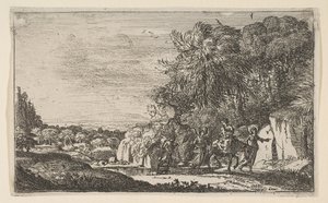 La Huida a Egipto, ca. 1630-31 de Claude Lorrain