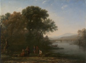 El vado, posiblemente 1636 de Claude Lorrain