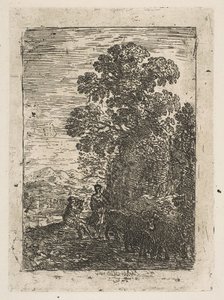 El Pastor y la Pastora, ca. 1630 de Claude Lorrain