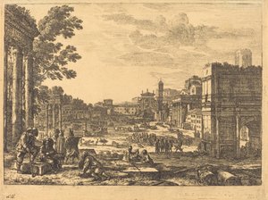 El Foro Romano (Le Campo Vaccino)