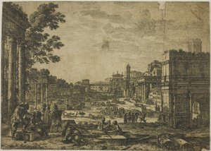 El Foro Romano de Claude Lorrain