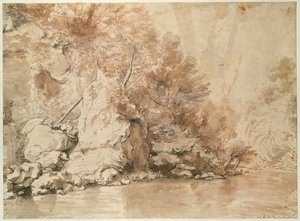 Estudio para un paisaje de Claude Lorrain