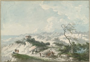 Segunda vista del campo de Agrigento de Claude Louis Chatelet