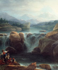 La cascada (detalle) de Claude Louis Chatelet
