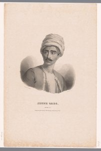 Retrato de un joven griego Jeune Grec (título sobre objeto) Estudios (título de la serie sobre el objeto) de Claude Marie Dubufe