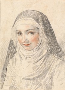 Una joven monja de Claude Mellan