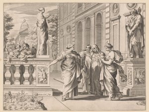 Alegoría en honor al Collegio Romano de Claude Mellan
