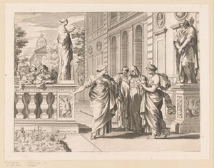 Alegoría en honor al Collegio Romano de Claude Mellan