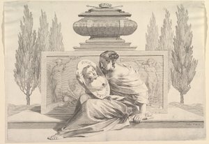 Alegoría en honor a Ana de Austria, ca. 1643 de Claude Mellan