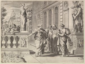 Alegoría en honor del Colegio Romano fundado por la familia Borghese
