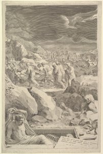 Procesión Fúnebre de Cristo, 1678 de Claude Mellan