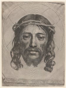 Rostro de Cristo de Claude Mellan