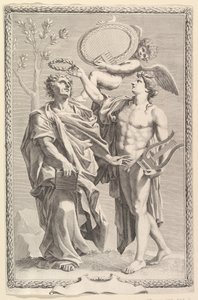 Frontispicio: Virgilio, Publii Virgilii Maronis Opera de Claude Mellan