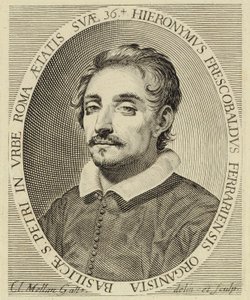 Girolamo Frescobaldi (1583-1643), grabado por Claude Mellan (1619). de Claude Mellan