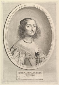 Henriette-Marie de Buade-Frontenac, 1641 de Claude Mellan