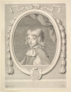 Luis-José de Lorena, duque de Guisa, como niño de Claude Mellan