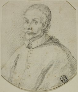 Busto retrato de un cardenal de Claude Mellan