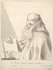 Retrato de Le Père Yves, 1677 de Claude Mellan