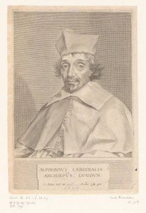 Retrato de Alphonse Louis du Plessis de Richelieu, Arzobispo de Lyon