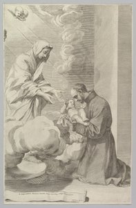 San Gaetano, Fundador de los Teatinos de Claude Mellan