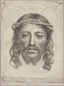 El Sudario de Santa Verónica de Claude Mellan
