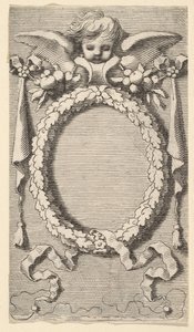Página de título: Desmarets de Saint-Sorlin, LOffice de la Vierge Marie, 1645 de Claude Mellan