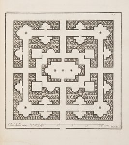 Diseño para Parterre, del Theatre des Plans et Jardinages, pub.1652