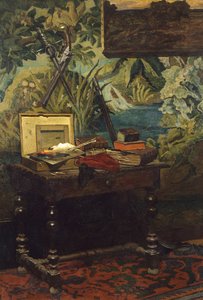 Un rincón del estudio, por Claude Monet de Claude Monet