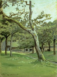 Un huerto de Claude Monet