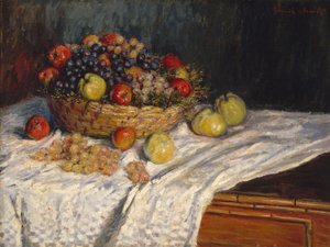 Manzanas y uvas