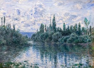 Brazo del Sena cerca de Vetheuil, c. 1878 (óleo sobre lienzo)