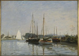 Barcos de recreo, Argenteuil de Claude Monet