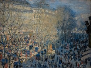 Boulevard des Capucines en París de Claude Monet