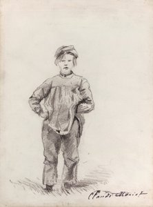 Niño en el Campo de Claude Monet