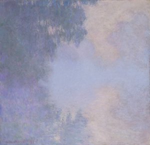 Rama del Sena cerca de Giverny (Niebla)