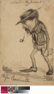 Caricatura de Henri Cassinelli de Claude Monet