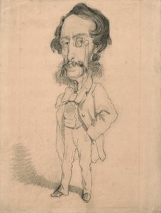 Caricatura de Mario Uchard de Claude Monet