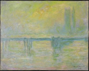Puente de Charing Cross: Niebla, 1902