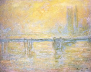 Puente de Charing Cross, Niebla de Claude Monet