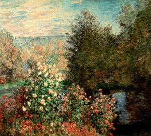Rincón de jardín en Montgeron de Claude Monet