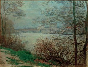 La orilla del Sena en la isla Grande-Jatte de Claude Monet