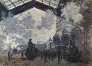La estación Saint Lazare. 1877
