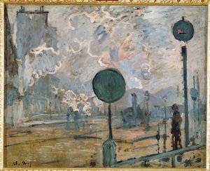Exterior de la Gare Saint-Lazare, Señalización